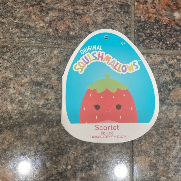 Squishmallows Strawberry Scarlet 12” - Picture 4 of 4